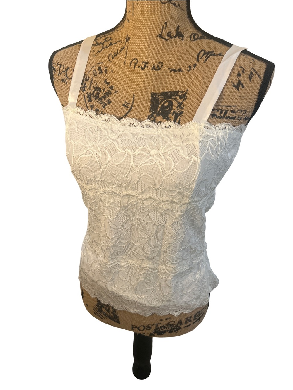 Rare Coldwater Creek Ivory Lace Camisole - Women's Small VTG NWT